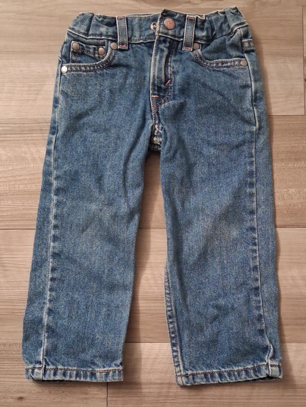Levi's Girls Straight Leg Denim Jeans Vintage Size 2T (N)